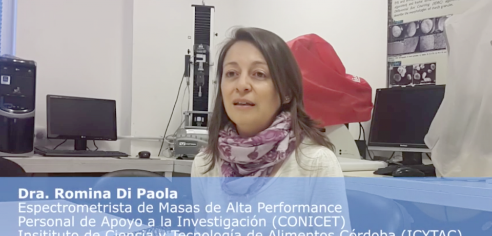 Espectrometría de masas en ICYTAC – Dra. Romina DiPaola